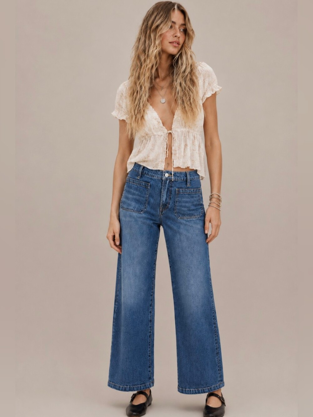 Madewell The Perfect Vintage Wide Leg Jeans Size 29